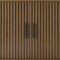 Best Choice Products 2-Door Slatted Storage Cabinet, Accent Furniture w/ Non-Scratch Foot Pads